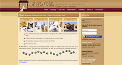 Desktop Screenshot of apetvilla.com
